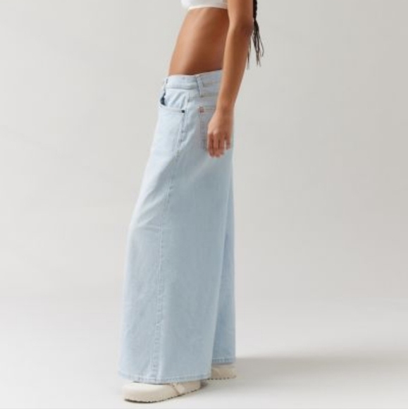 Urban outfitters BDG JOEY JEANS!! A-Line Wide-Leg Jean Size 25 worn 1 x - Picture 2 of 4